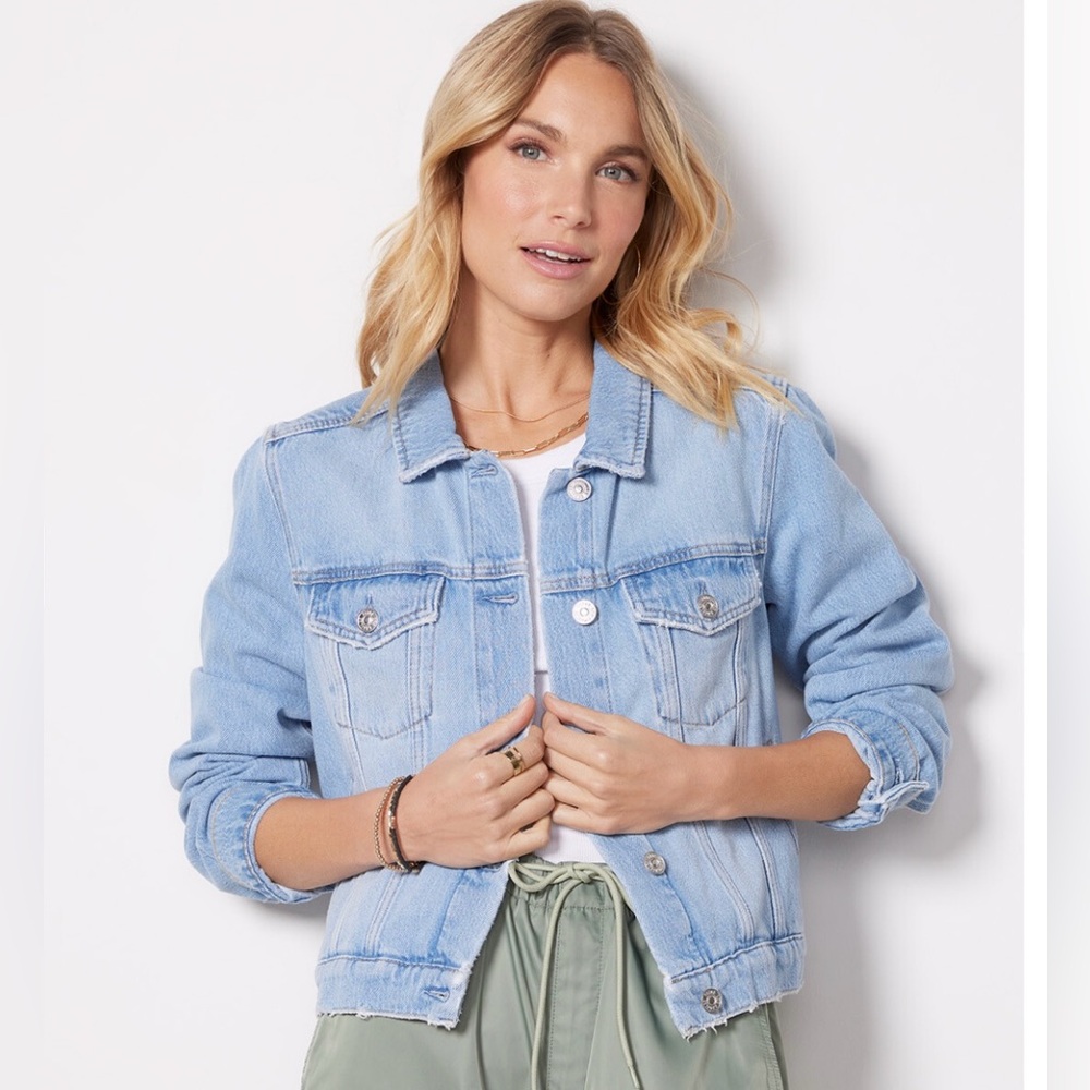 NEW ⭐️ PAIGE VIVIENNE RELAXED DENIM JACKET SIZE M
